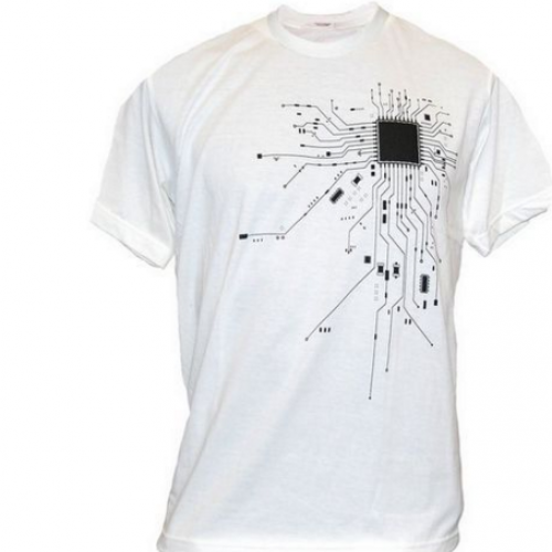 CPU Core Heart T-Shirt Men's GEEK