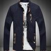 Men's Outerwear Slim Jacket Stand Collar Coat