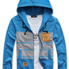 Men Fashion Autumn Patchwork Jacket