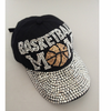 Rhinestone Hat Cotton Snapback Cap