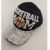 Rhinestone Hat Cotton Snapback Cap