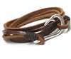 Hook Charm Genuine Leather Bracelets