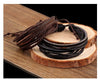 Leather Braided Rope Wristband Men