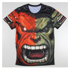 Mens Superhero Tops Hulk Tee Shirt