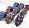 Soft Mens Fashion Diamond Check Artificial Wool